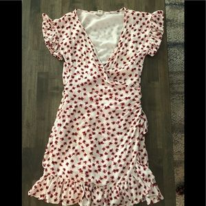 Billabong Red Floral Mini Dress #110